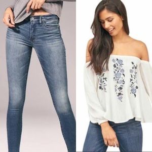 🔥Set of 2🔥 A&F Jeggings and Top Combo